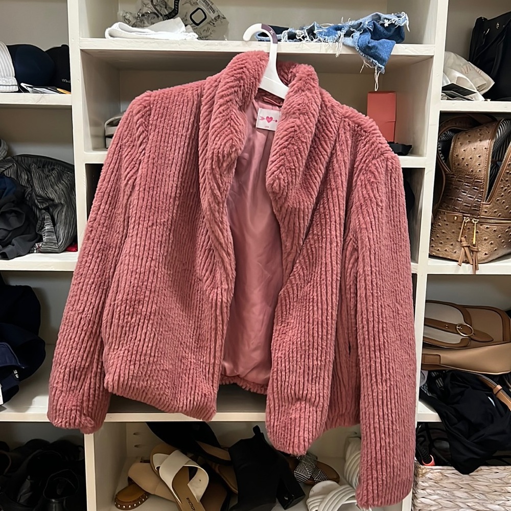 Faux fur jacket